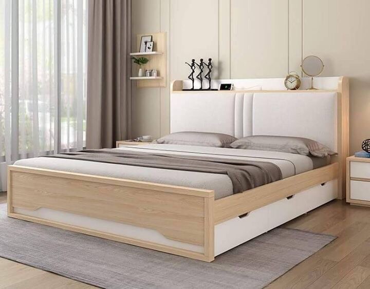 Giường gỗ MDF  -VTG10